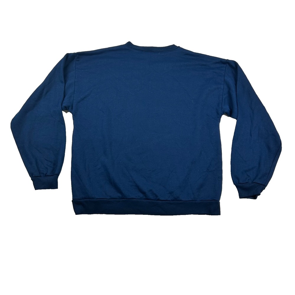 Vintage Haband Navy Sweatshirt Mens Medium Military United States USA 80s 90s - Picture 2 of 7